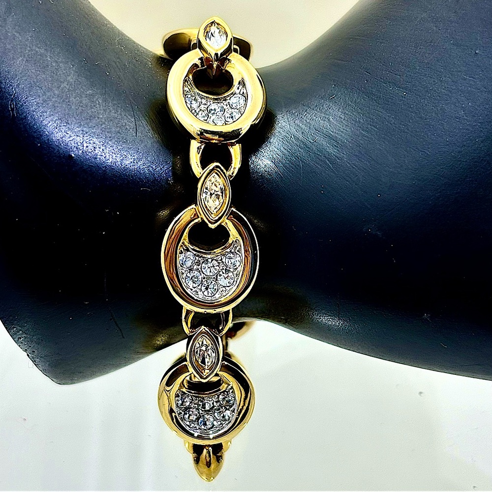 SWAROVSKI Rhinestone Gold Plated Bracelet